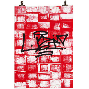 UZI - Throw-ups (Silk Screen Print)