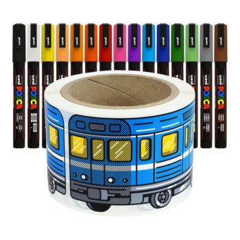 FLUX System Stickers Stockholm Posca Sketch Pack