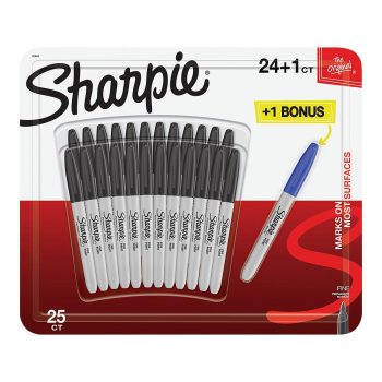 Sharpie 24pk Felt Pens 0.4mm Fine Tip Multicolored 24 ct