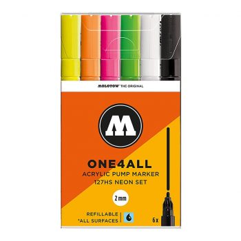 Molotow ONE4ALL 127HS 6set Neon