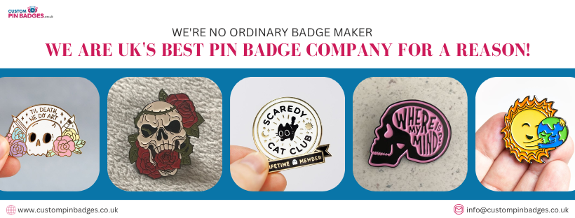 Top Quality Personalised Pin Badges in UK